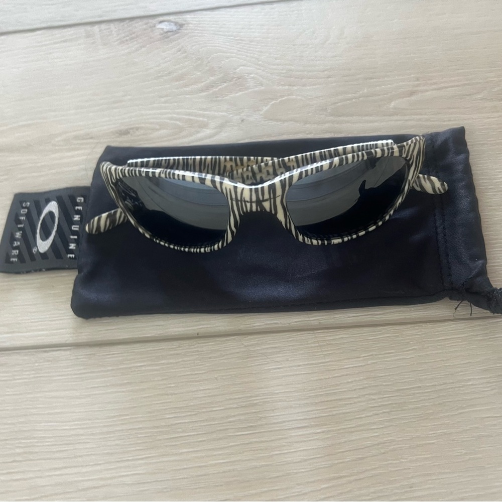 Original Oakley Fives 1.0 White Tiger Black Iridium Sunglasses